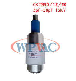 Keramischer variabler Kondensator 6~50pf 15KV des Vakuumcktb50/15/50 für Rf Zusammenbringen